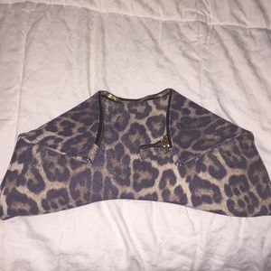 Emily Cho Leopard print clutch